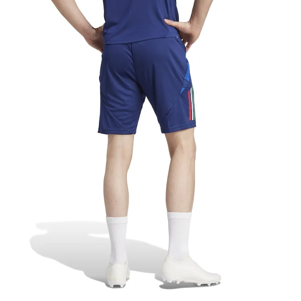 ADIDAS Pantaloncini Calcio Italia Downtime Blu Azzurro Uomo