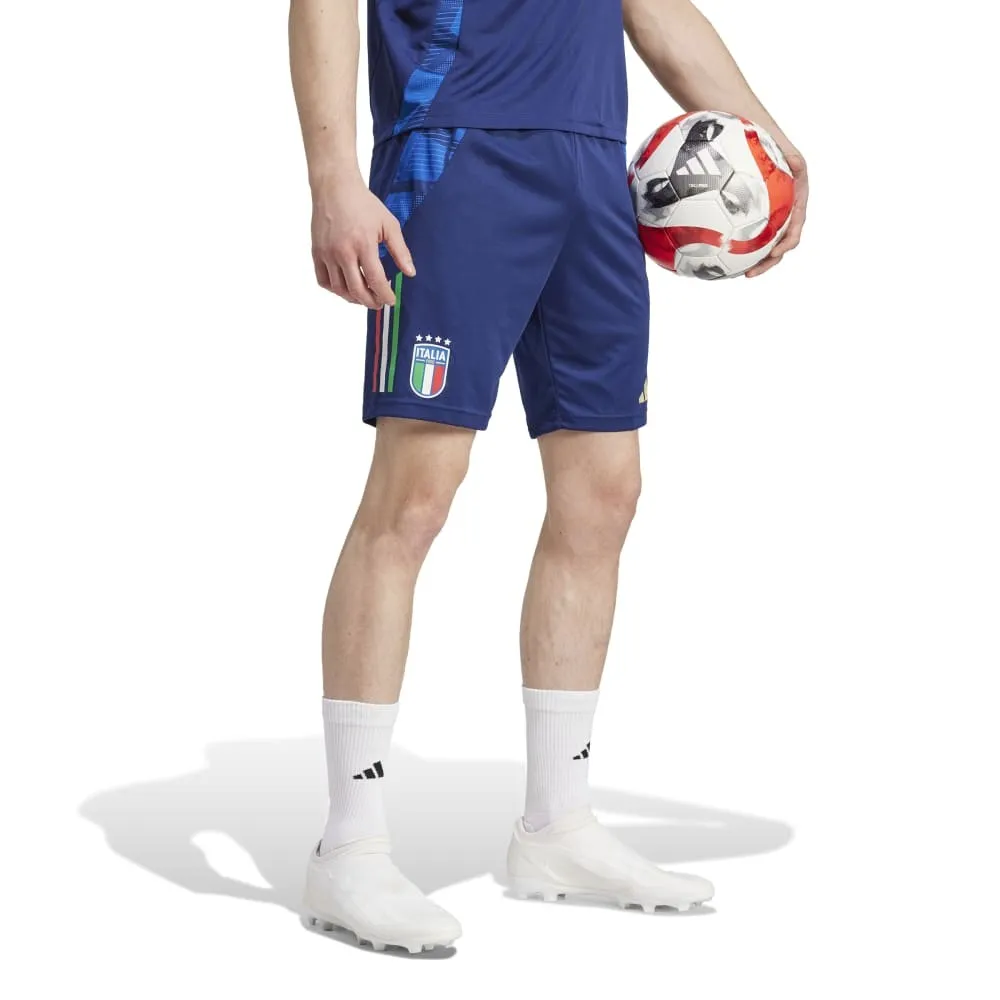 ADIDAS Pantaloncini Calcio Italia Downtime Blu Azzurro Uomo