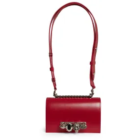 ALEXANDER MCQUEEN  Borsa a spalla in pelle rossa