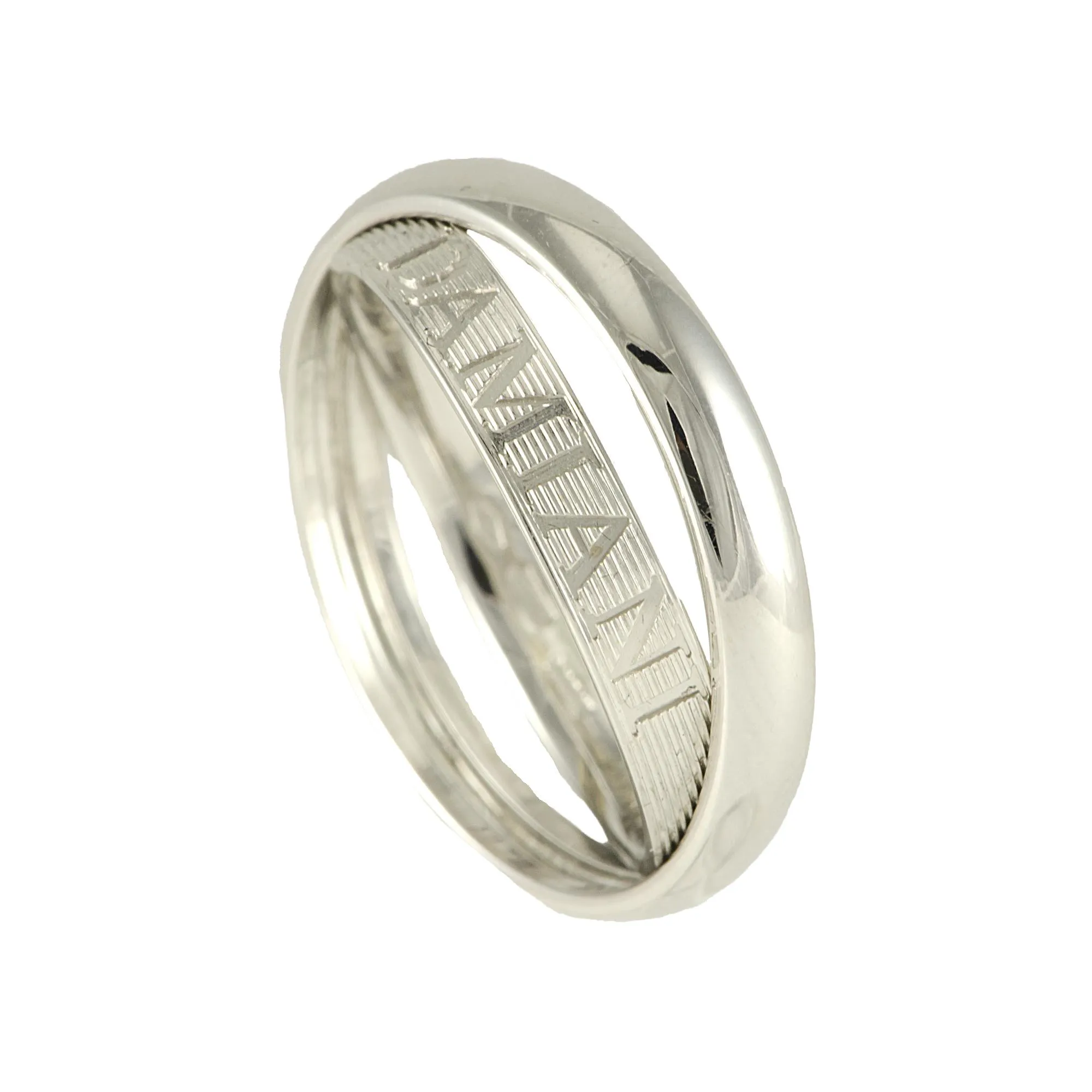 ANELLO IN ORO BIANCO MIS 21
