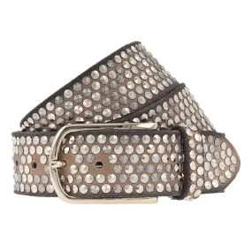 b.belt Cintura con borchie in pelle