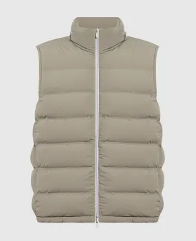 Brunello Cucinelli Gilet in piumino verde MM4031940