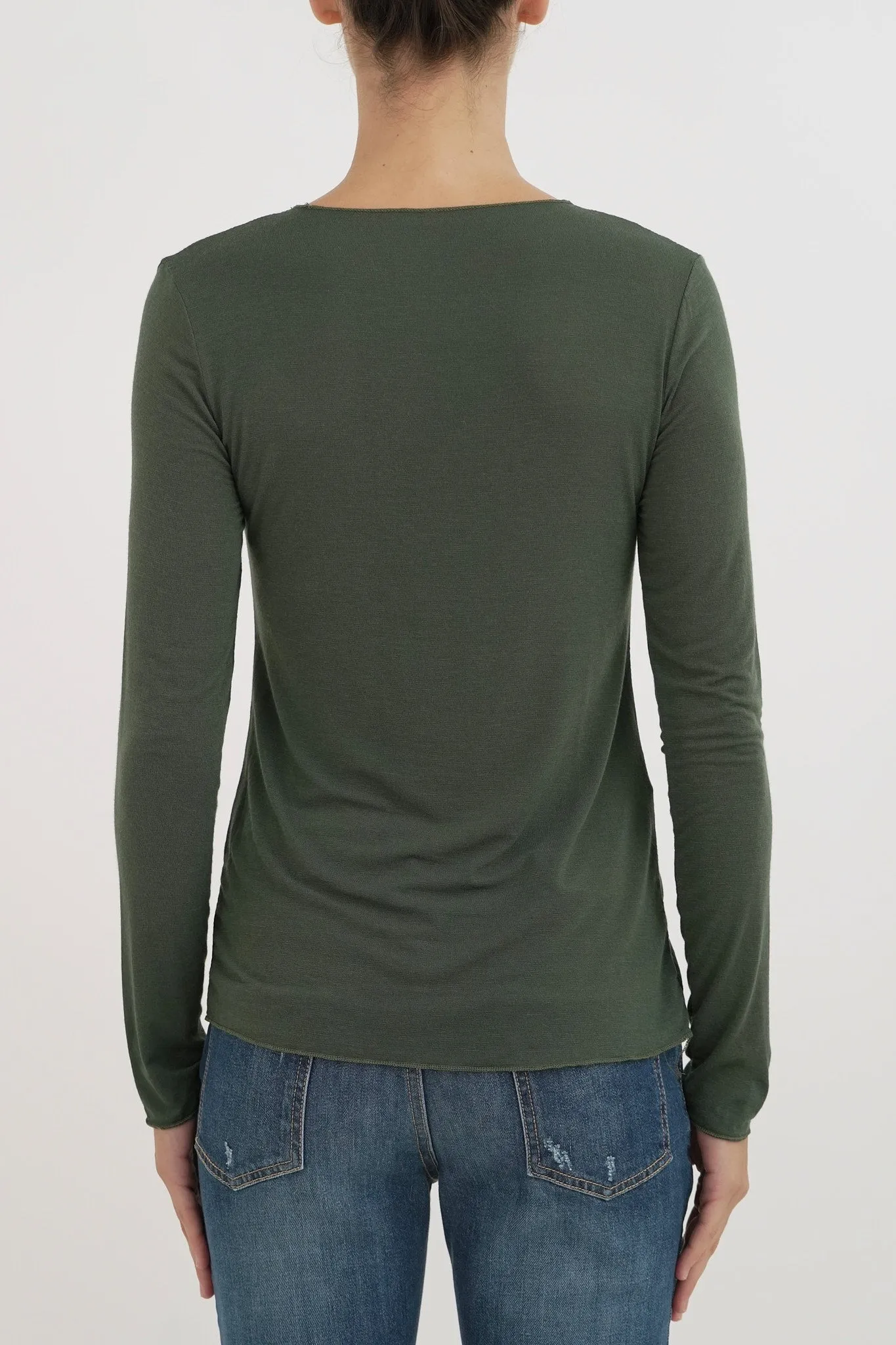 Bulier-Maglia cachemirina - Verde Bottiglia