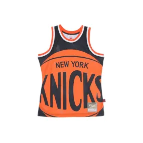 CANOTTA TIPO BASKET UOMO NBA BIG FACE BLOWN OUT FASHION JERSEY HARDWOOD CLASSICS NEYKNI BLACK/ORIGINAL TEAM COLORS