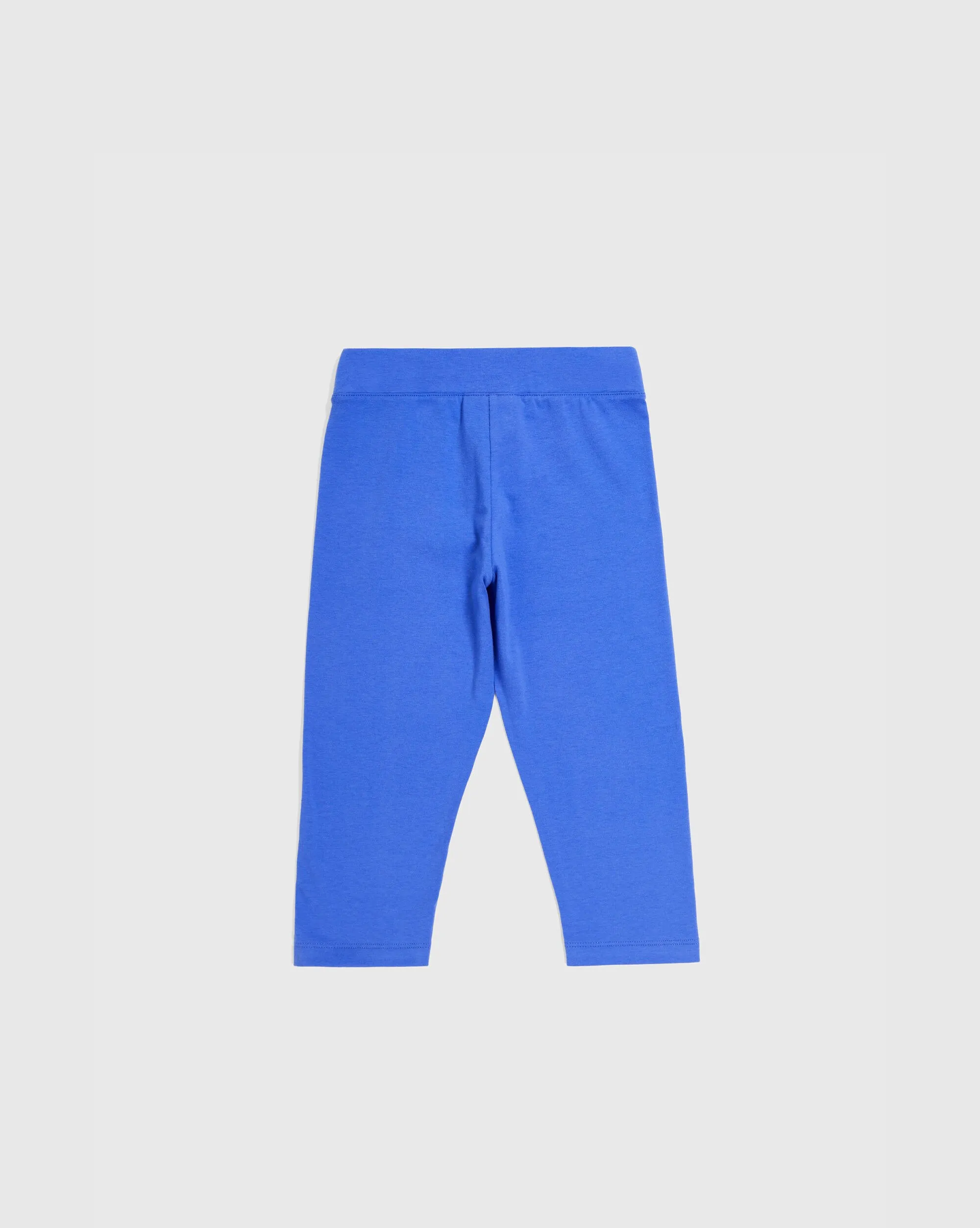 Champion Leggings 3/4 Stretch Athletic Jersey Blu Bambina