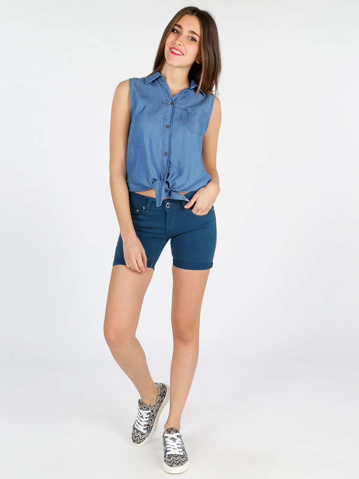 Chris Jeans Shorts avec revers