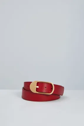 Cintura in pelle martellata