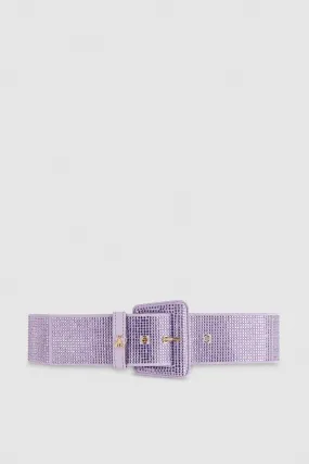 Cintura vita alta con strass     