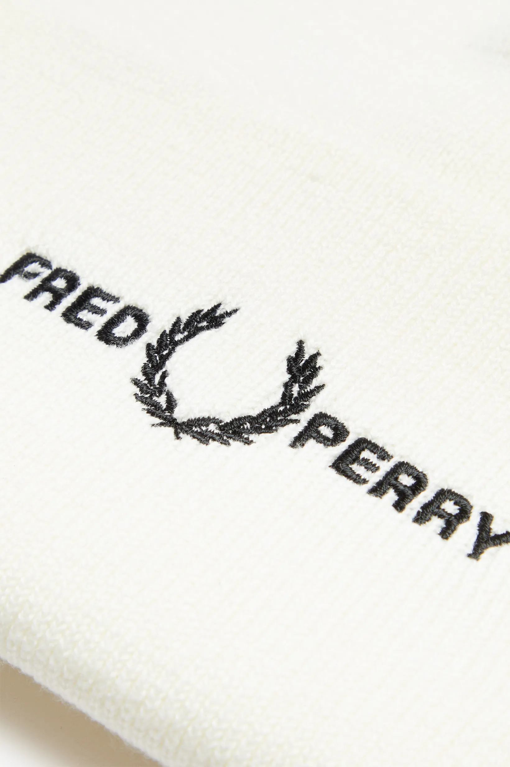 Cuffia Fred Perry Logo Latte Uomo