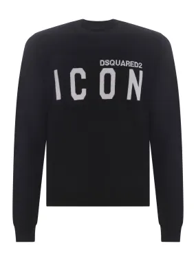  DSQUARED Maglia Dsquared2 Icon in lana vergine Disponibile Store Pompei