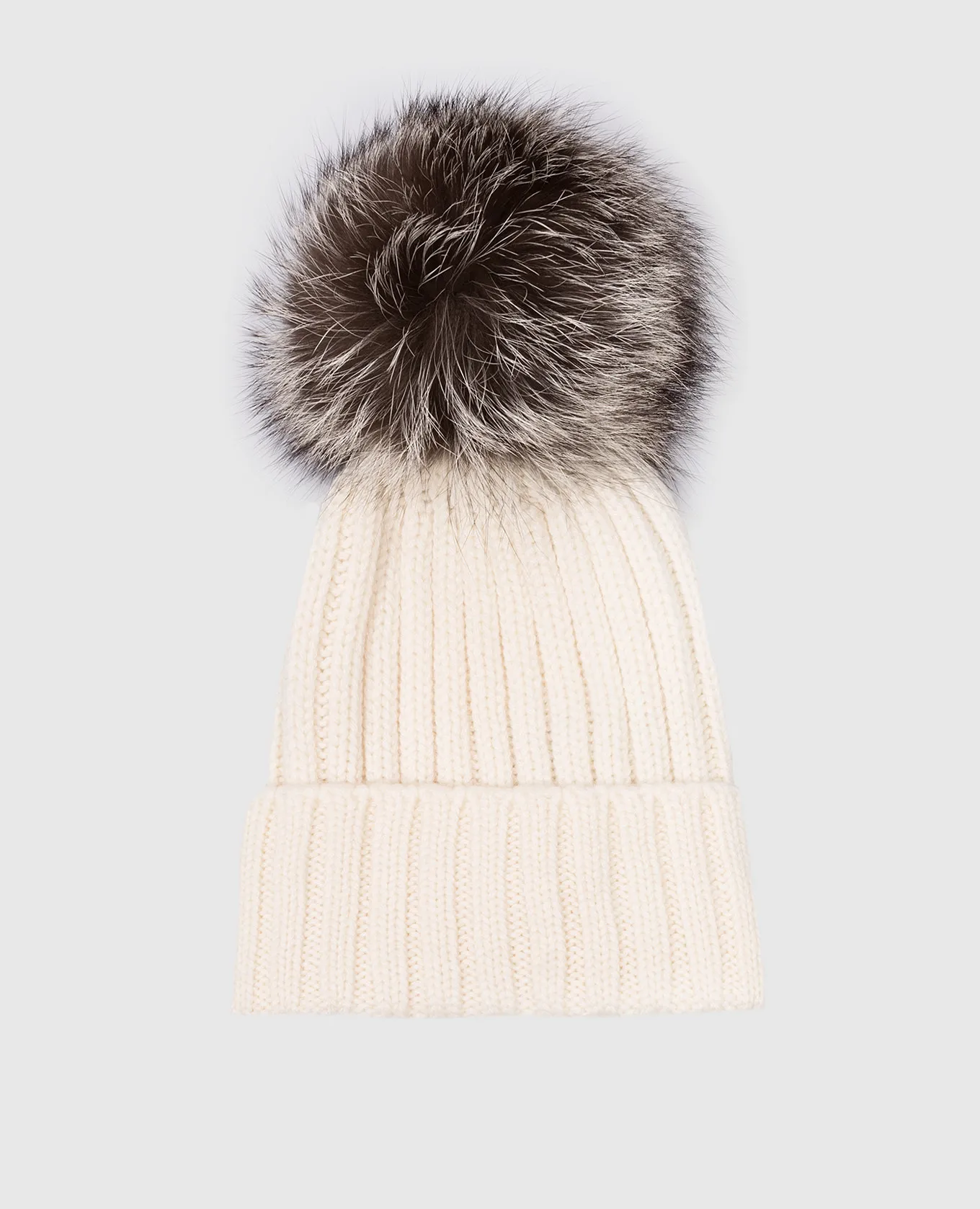 Enrico Mandelli Cappello in cashmere bianco A9KD245425