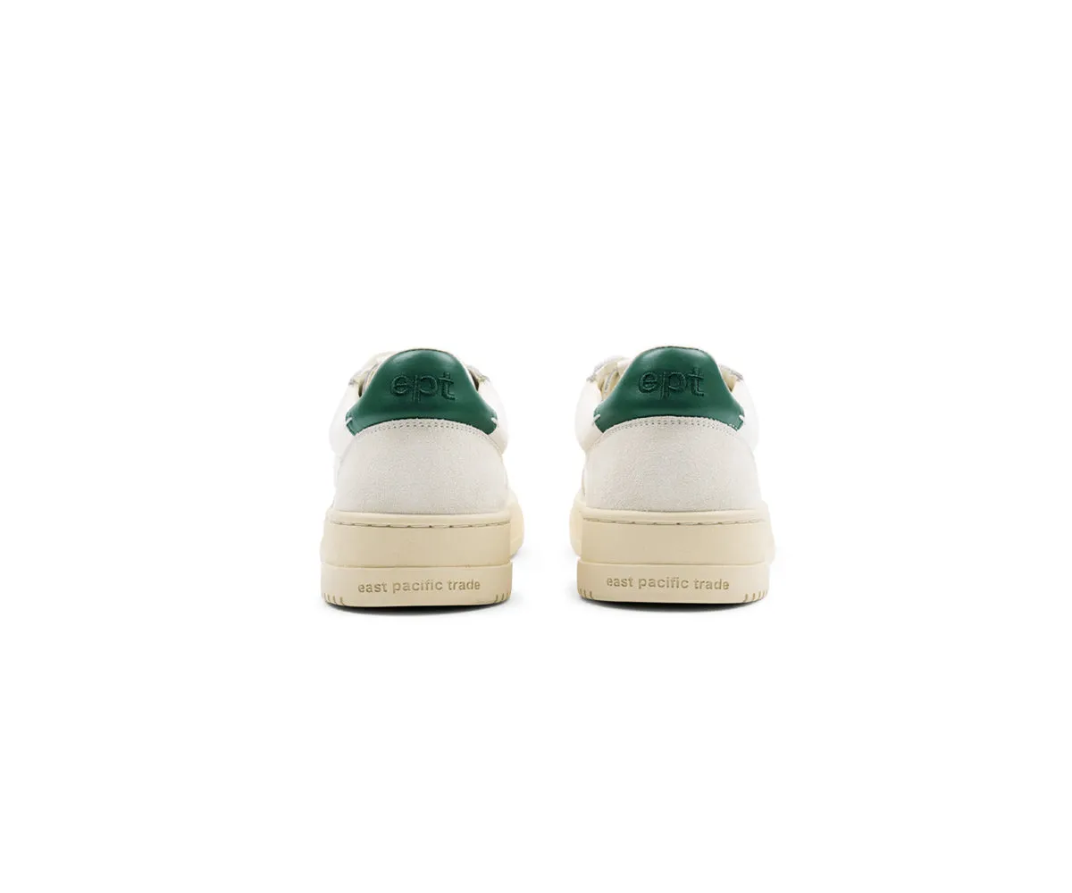 EPT Sneakers Court Bianca Verde in Pelle
