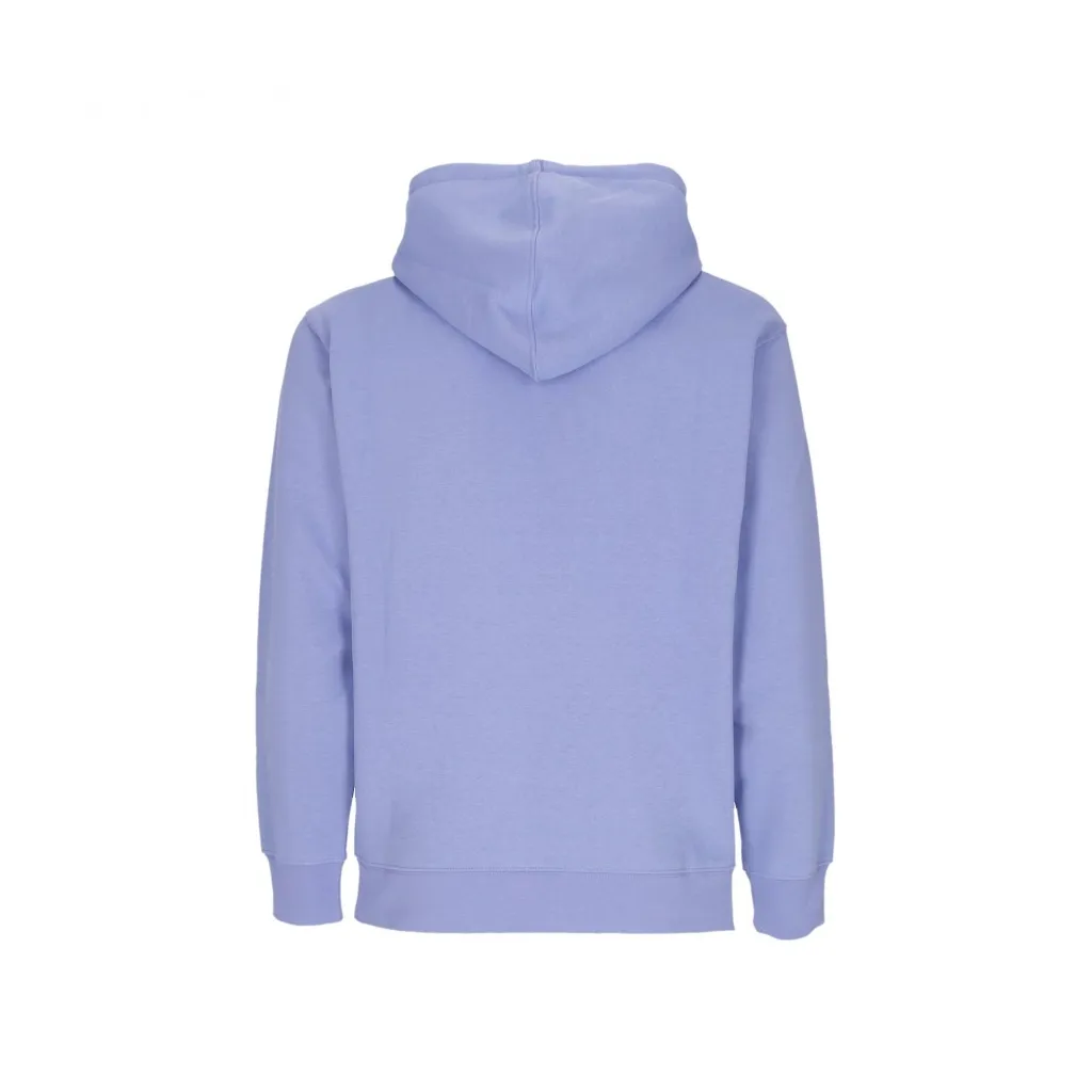 felpa cappuccio uomo bold hood premium fleece DIGITAL VIOLET