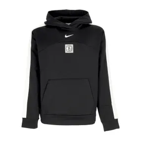 felpa cappuccio uomo nba courtside starting five hoodie bronet BLACK/WHITE/WHITE