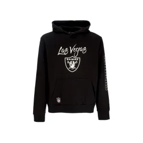 felpa cappuccio uomo nfl script hoodie lasrai BLACK/WHITE