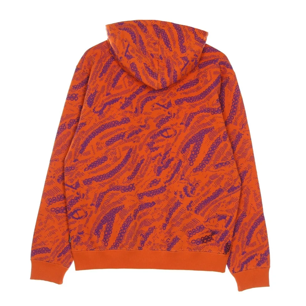 felpa cappuccio uomo sci-fi hoodie ORANGE