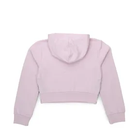 Felpa Cropped Rosa Tenue Bambina E Teenager