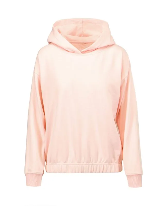 Felpa JUVIA FLEECE HOODIE WITH ELASTIC HEM