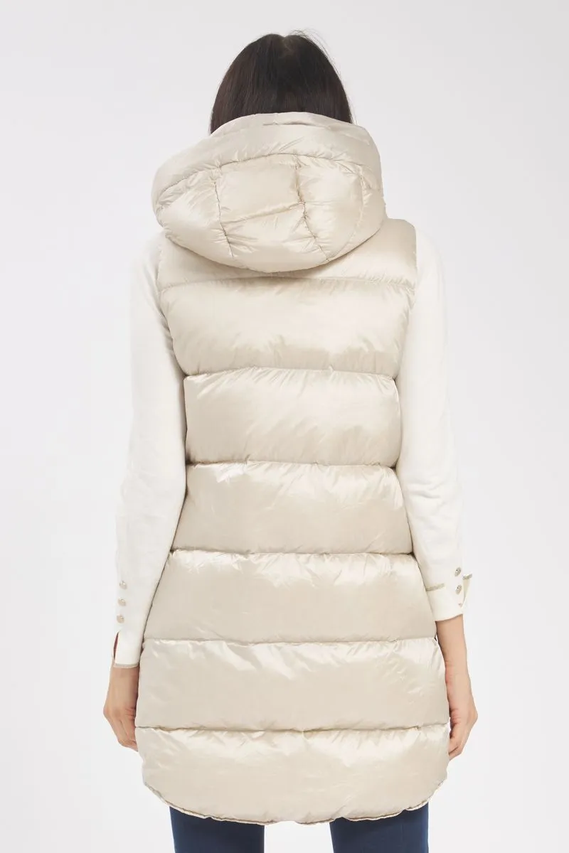 Gilet Donna Beige