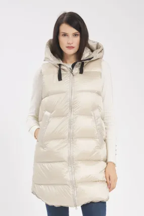 Gilet Donna Beige