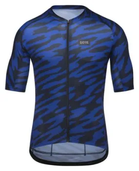 Gore Wear Spirit Organic Camo Short Sleeve Jersey Blue