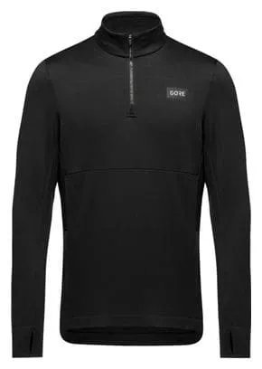 Gore Wear Thermal 1/4 Zip Long Sleeve Jersey Nero