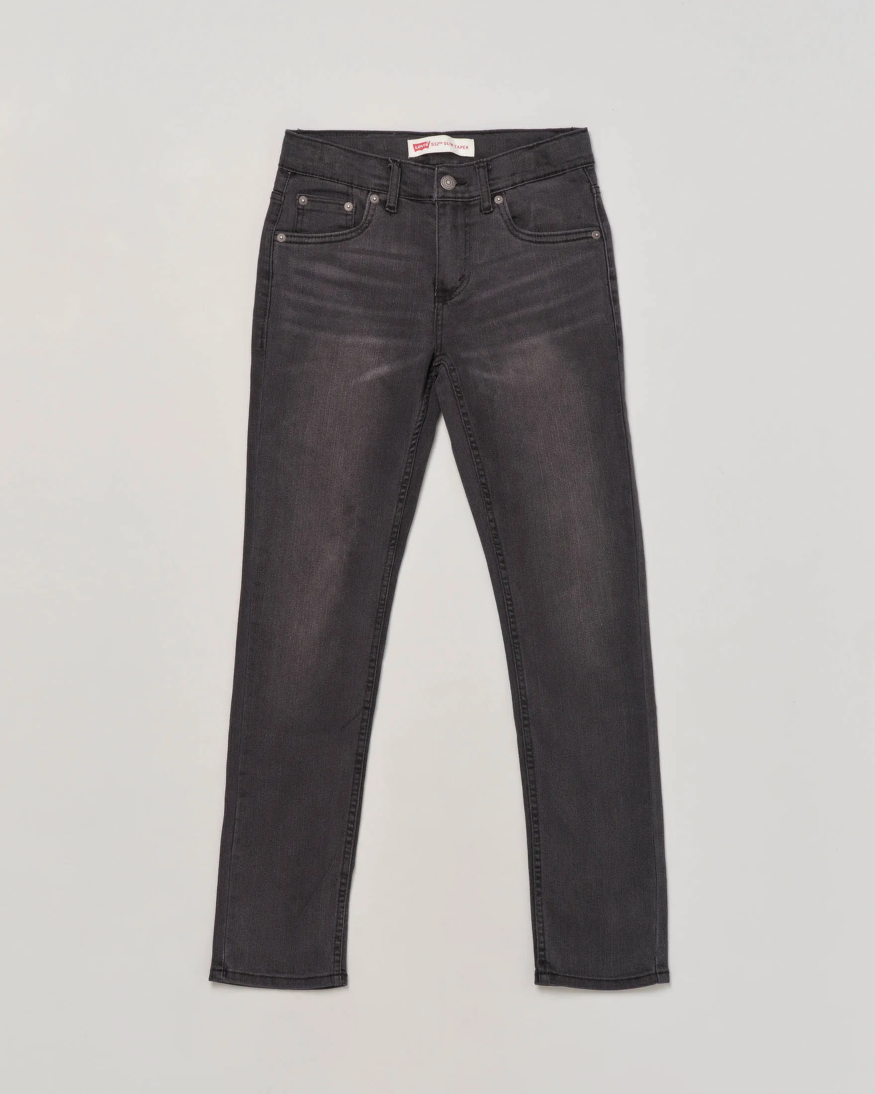 Jeans 512 lavaggio nero stone washed tapered 10-16 anni