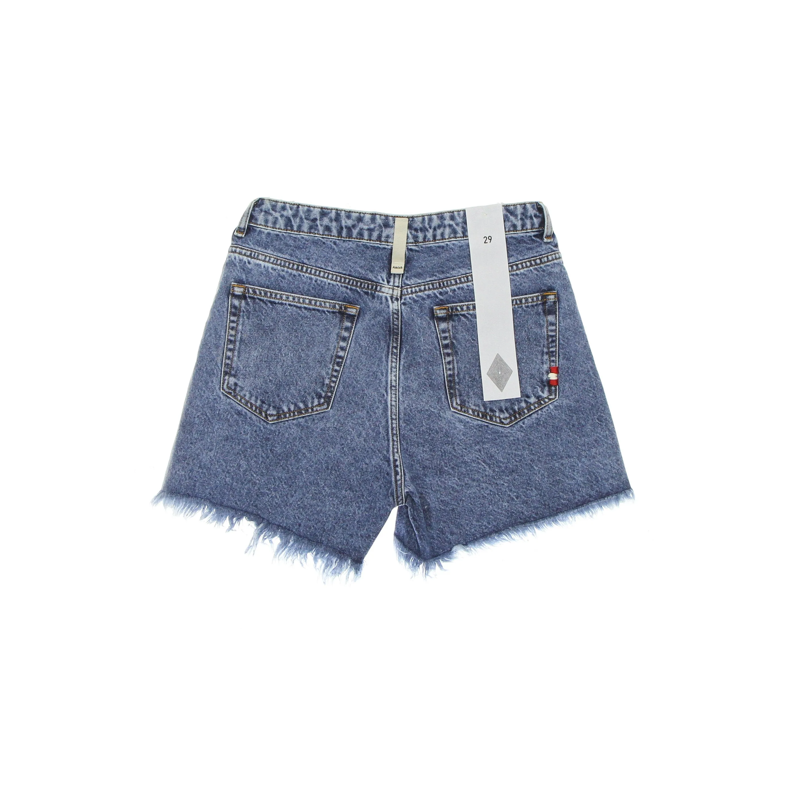 Jeans Corto Donna Short Ivy Amish Denim Real Stone