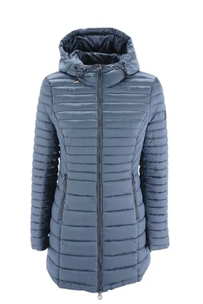 Long Jacket with Hood Clinchberry / Grey