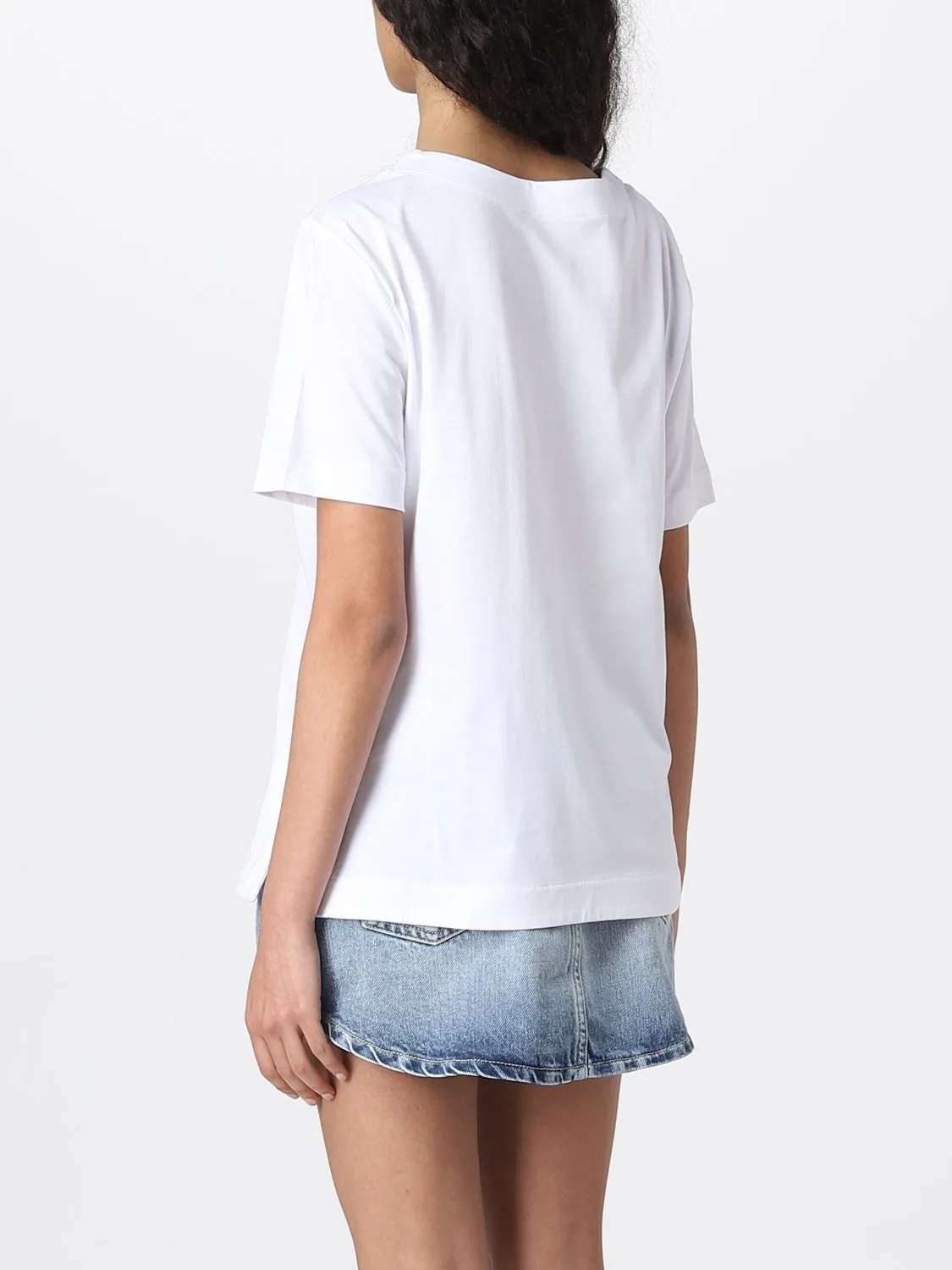 Love Moschino V-Neck T-Shirt / White