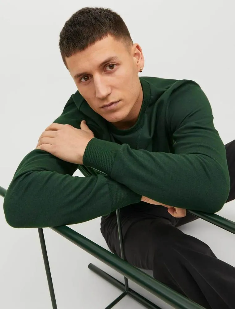Maglia In Felpa Jack & Jones - Verde Scuro