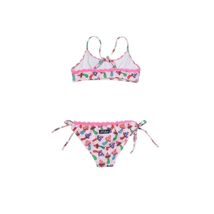 Mc2 Saint Barth Bikini Bralette Con Stampa Funghi