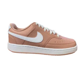 Nike scarpa sneakers da donna Court Vision Nature DH3158 600 rosa bianco