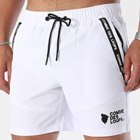 Pantaloncini da bagno bianchi