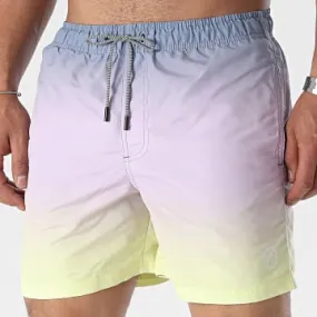Pantaloncini da bagno Fiji Grigio Giallo Gradiente