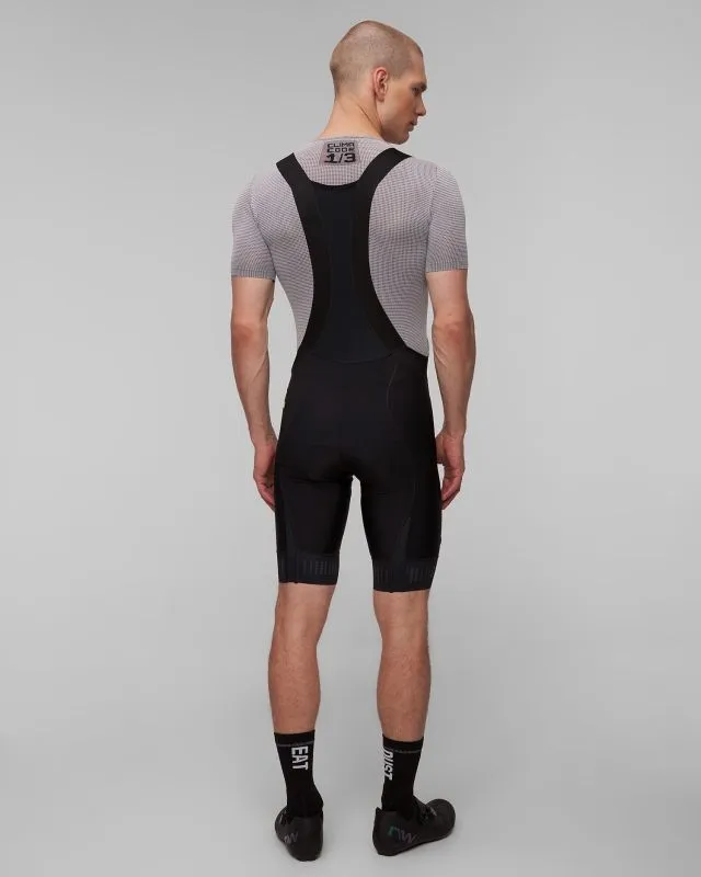 Pantaloncini neri con bretelle da ciclismo da uomo Ale Cycling Strada