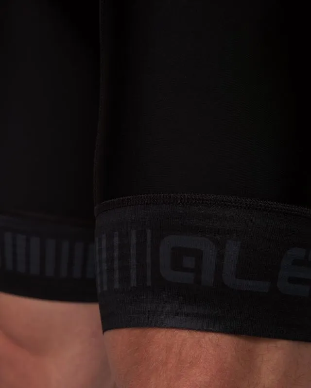 Pantaloncini neri con bretelle da ciclismo da uomo Ale Cycling Strada