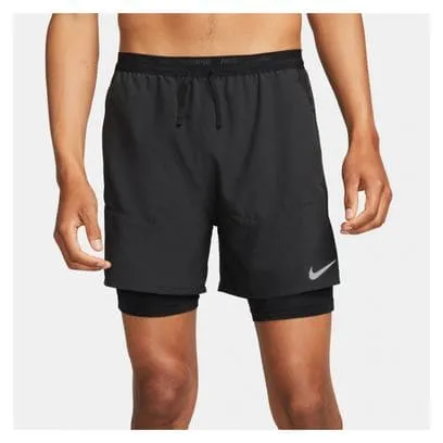 Pantaloncini Nike Dri-Fit Stride 2-in-1 neri