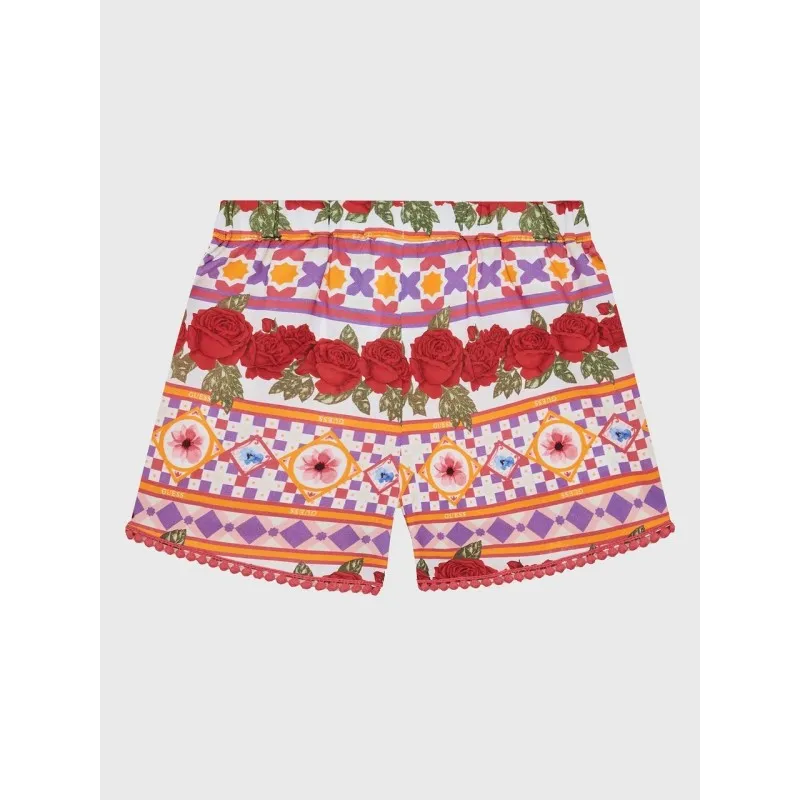 PANTALONCINI STAMPA ALL OVER PER BAMBINI GUESS