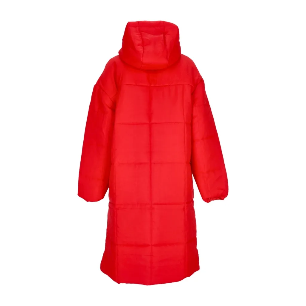 piumino lungo donna w thermic classic parka UNIVERSITY RED/WHITE