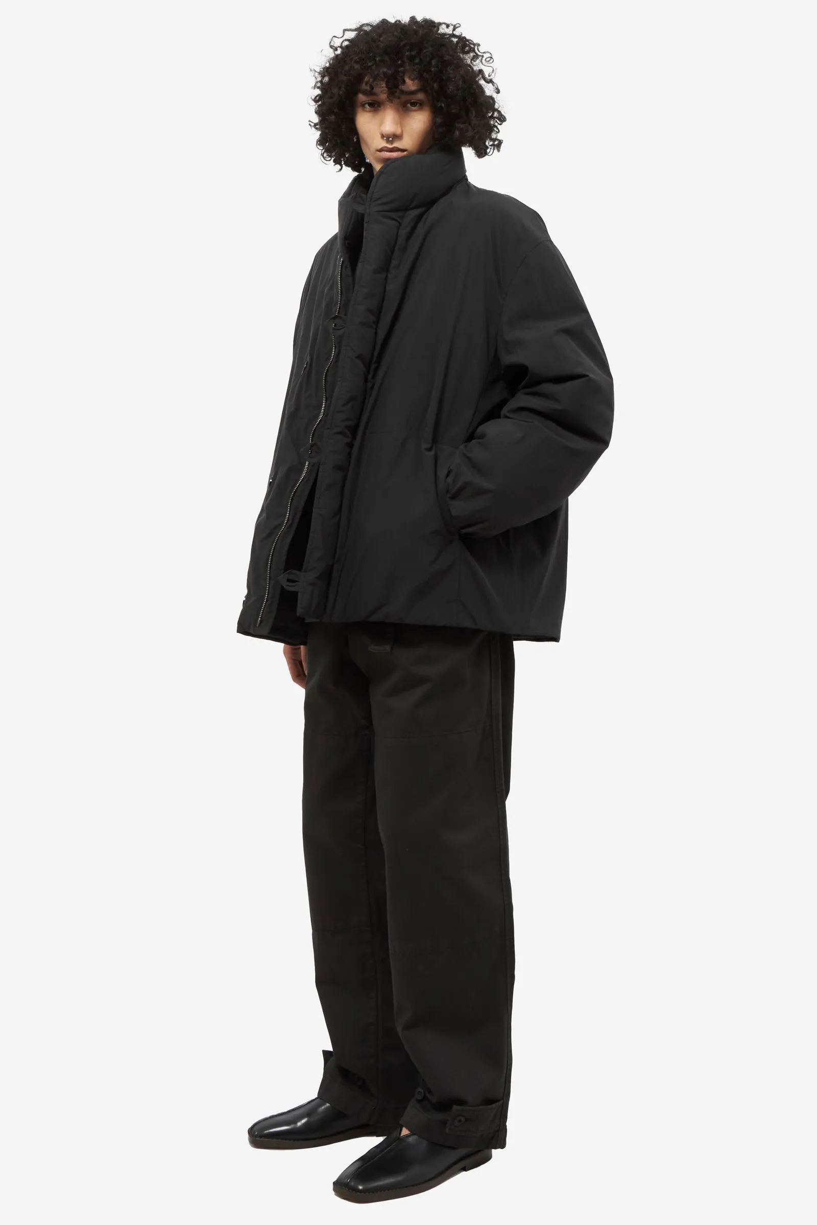 Piumino PUFFER BLOUSON in poliamide nero
