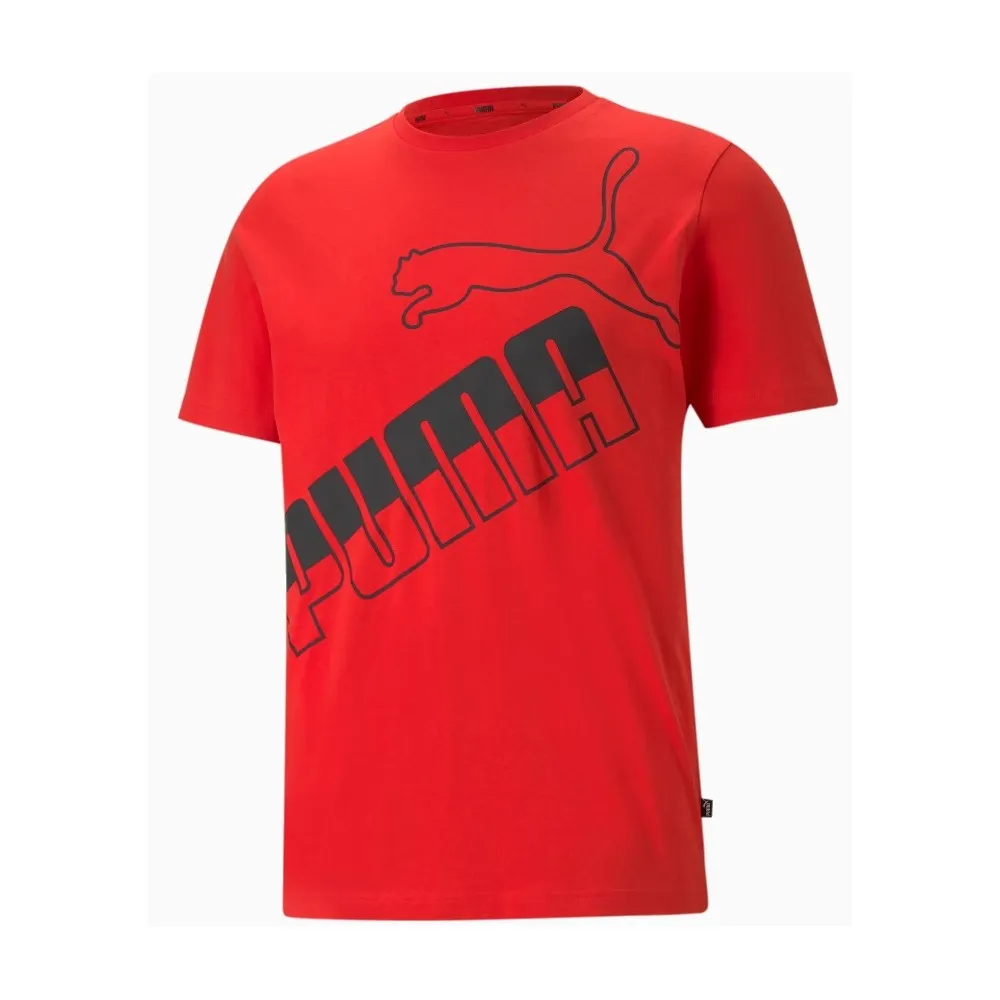 PUMA - T-shirt con logo grande uomo - 585771-11