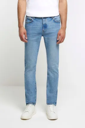 River Island - Vestibilità attillata / Slim Jeans lavaggio chiaro