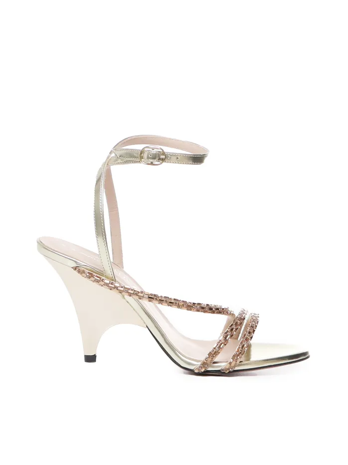 SANDALI CON STRASS