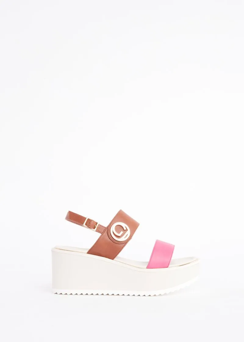 Sandali platform con cinturino