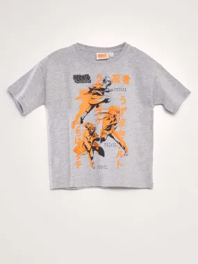 T-shirt in jersey 'Naruto' - GRIGIO