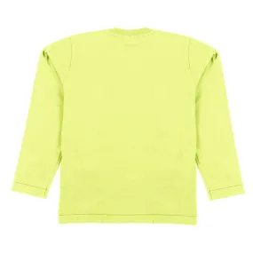 T-Shirt Lime Manica Lunga Bambino E Teen
