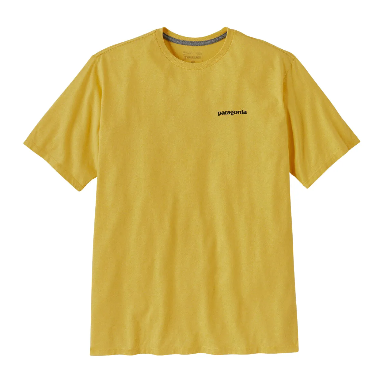 T-shirt Uomo Patagonia P-6 Logo Responsibili-Tee Giallo