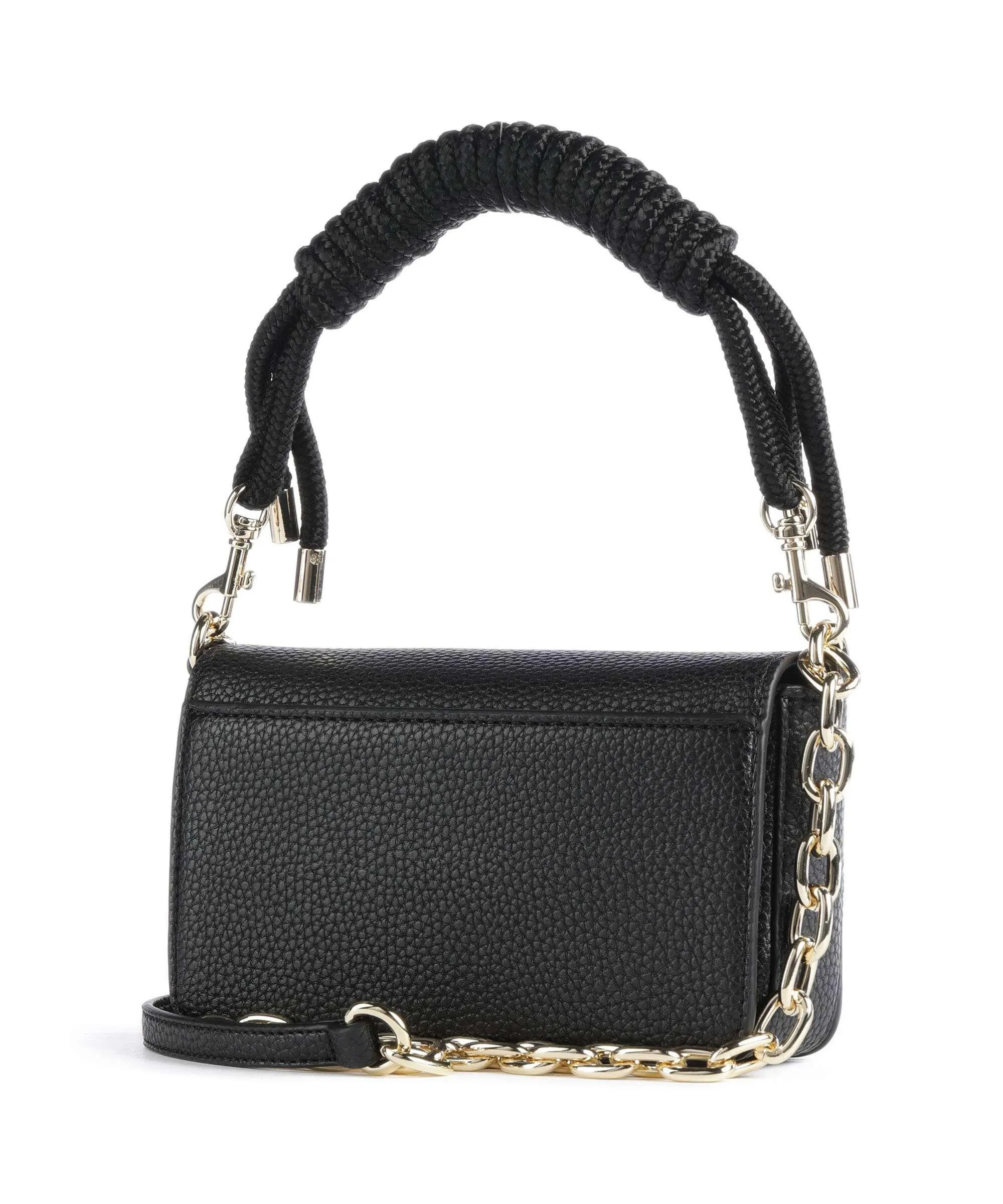  Versace Jeans Couture Logo Twist Borsa a tracolla pelle sintetica nero  