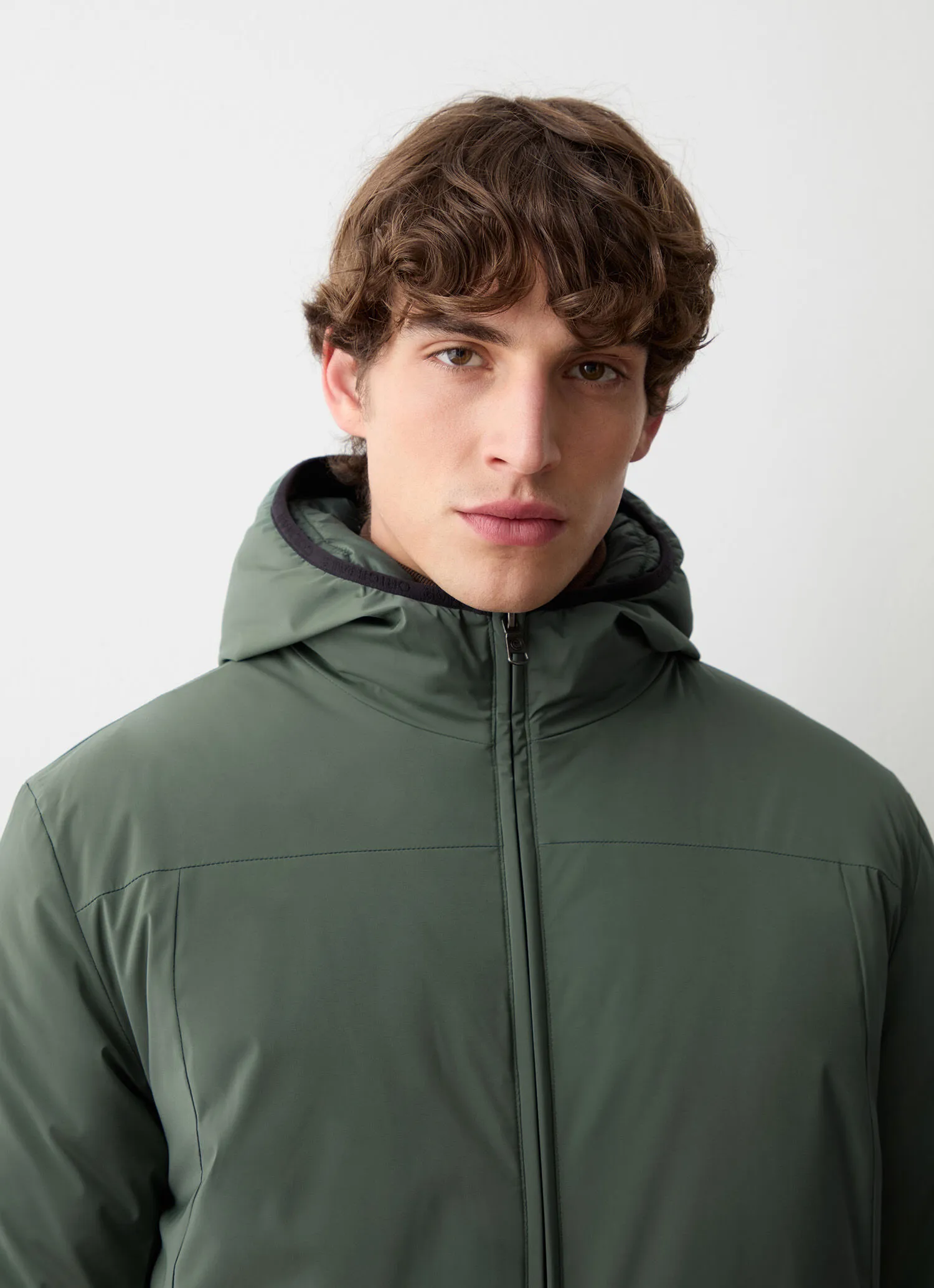 Waterproof padded autumn-weight jacket